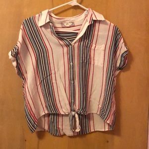 Striped short sleeve shirt